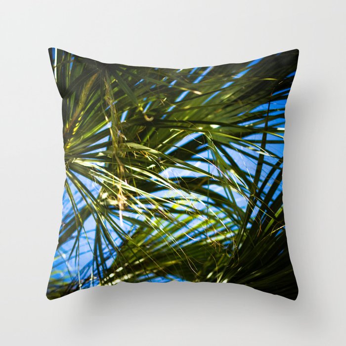 Palms Throw Pillow