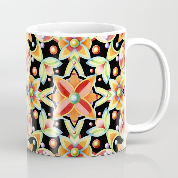 Suzani Textile Pattern Coffee Mug