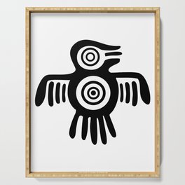 Aztec Spirit Bird Serving Tray