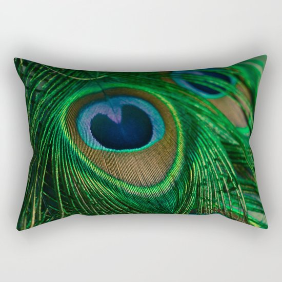 Peacock Rectangular Pillow