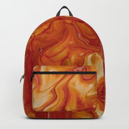 Japanese Magma Lava Marble Art Backpack