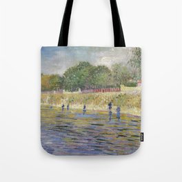 Bank of the Seine by Vincent van Gogh Tote Bag