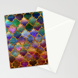 Moroccan tile pattern Stationery Card
