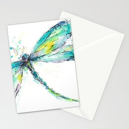 Watercolor Dragonfly Stationery Cards
