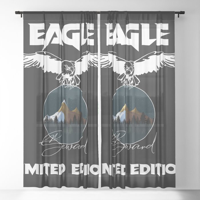 Eagle Limited Edition Seward Retro Vintage Sheer Curtain
