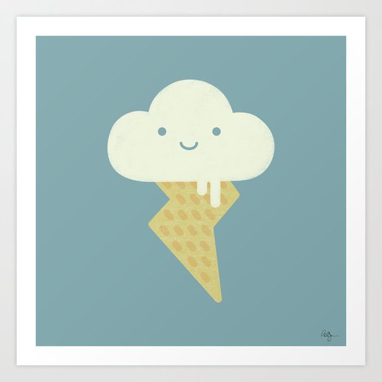 Stormy and Sweet Art Print