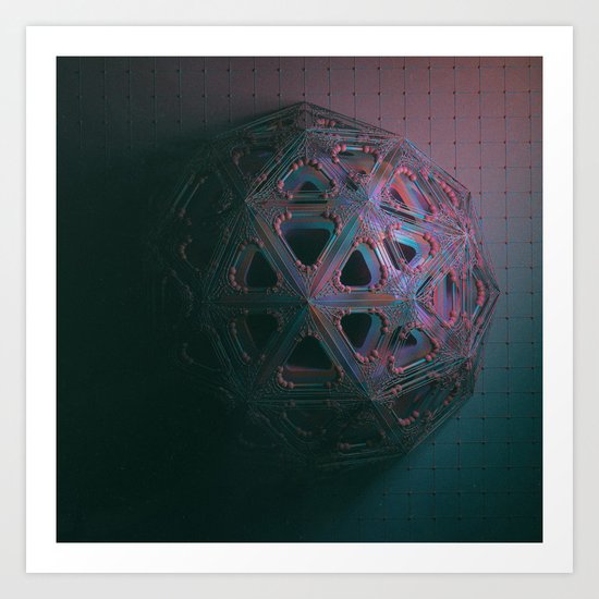 GHOST MATH (everyday 12/09.16) Art Print