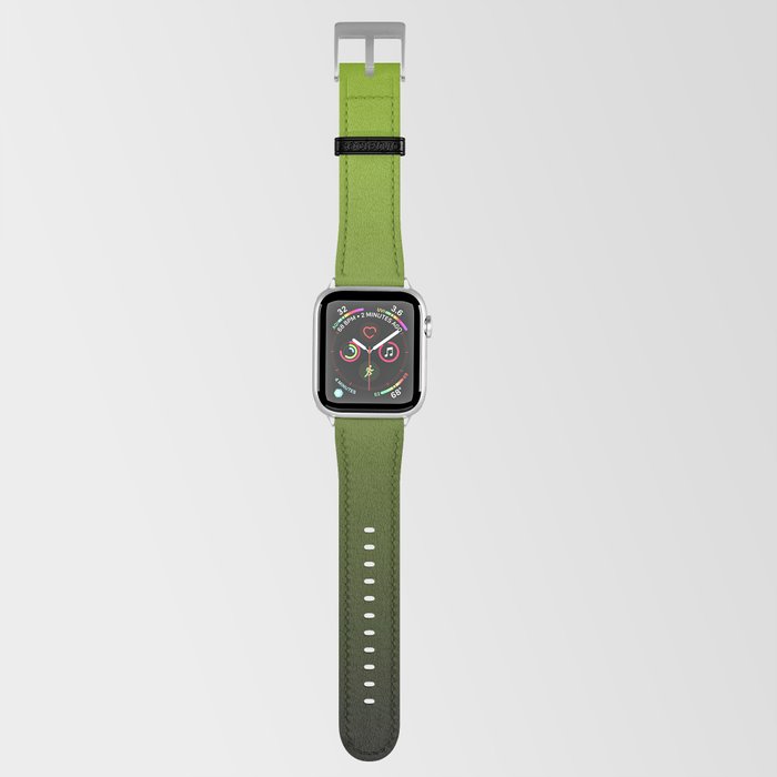 Ombre | Color Gradients | Gradient | Two Tone | Lime Green | Charcoal Grey | Apple Watch Band