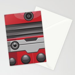 Dalek Red - Doctor Who Stationery Cards