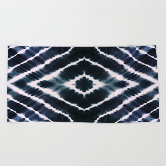 WAKE UP CALL INDIGO Beach Towel