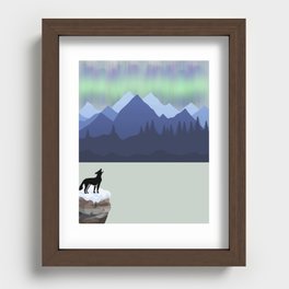 Northern Lights Recessed Framed Print