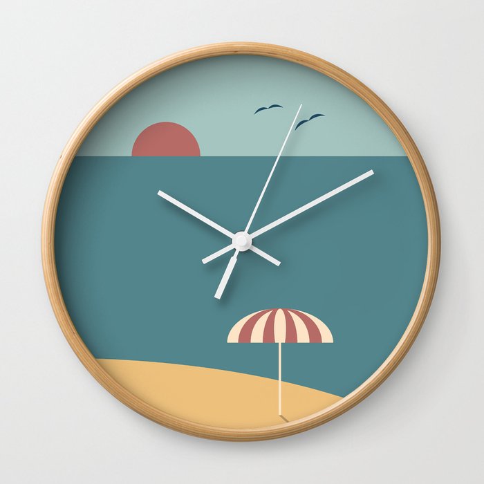 SunSet Sea Wall Clock