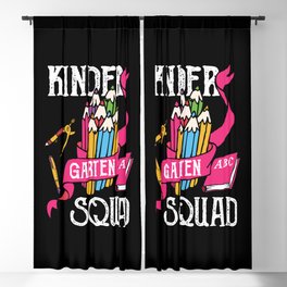 Kindergarten Squad Student Back To School Blackout Curtain