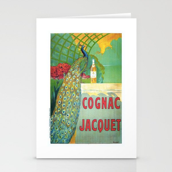 Vintage Late 19th Century Cognac Advertisement Stationery Cards