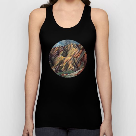 Rainbow Mountains Unisex Tank Top