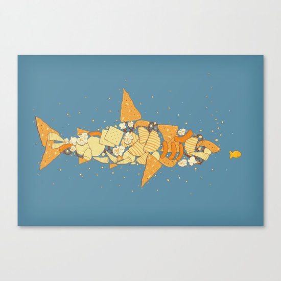 Snack Attack Canvas Print