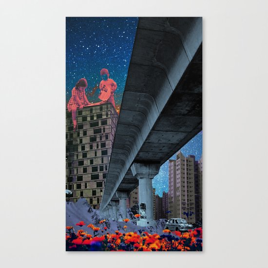 the built environment Canvas Print
