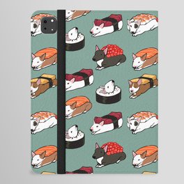 Sushi Bull Terrier iPad Folio Case