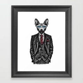 Mr. Cat Framed Art Print