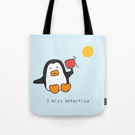 cute penguin Tote Bag
