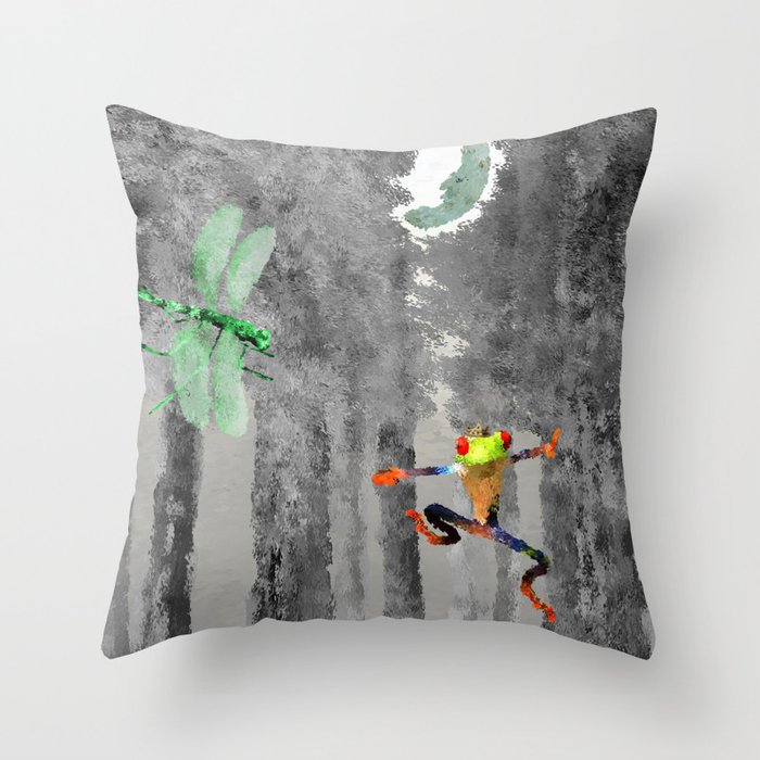 Forest of Giants Throw Pillow