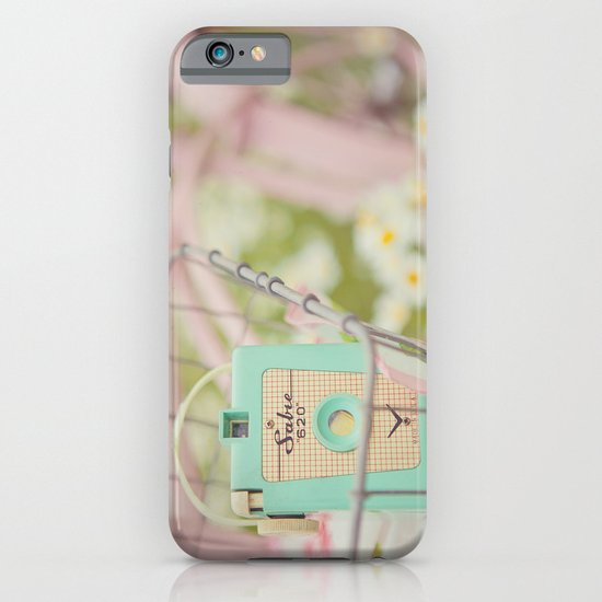 Bike ride through the daisys... iPhone & iPod Case