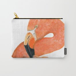Breezy Flamingo by Teresa Thompson Carry-All Pouch
