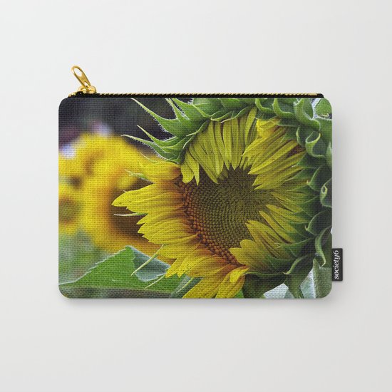 Sunflower Unfolds Carry-All Pouch