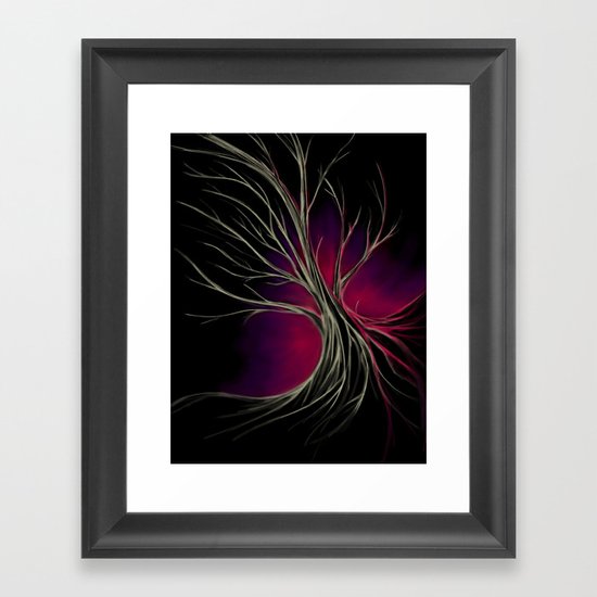 Fallen Tree Framed Art Print
