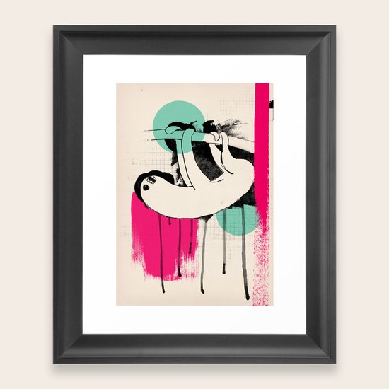 bradipo Framed Art Print