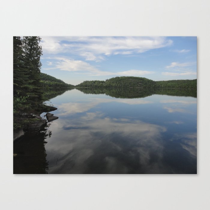 Reflections on Micmac Lake Canvas Print