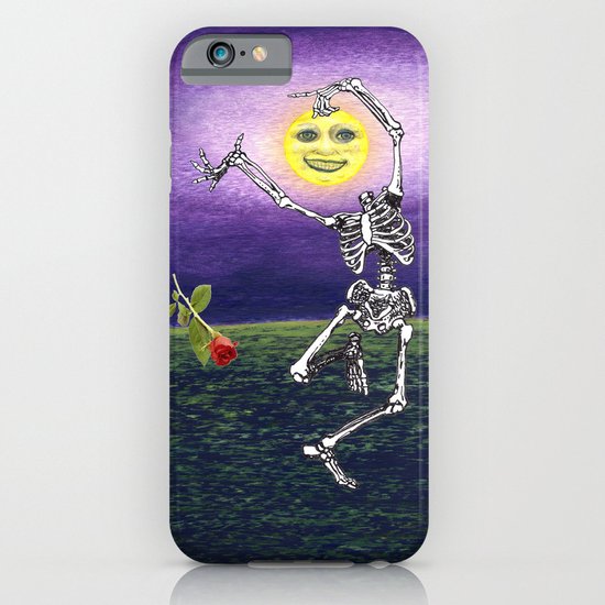 Skeleton Moon iPhone & iPod Case