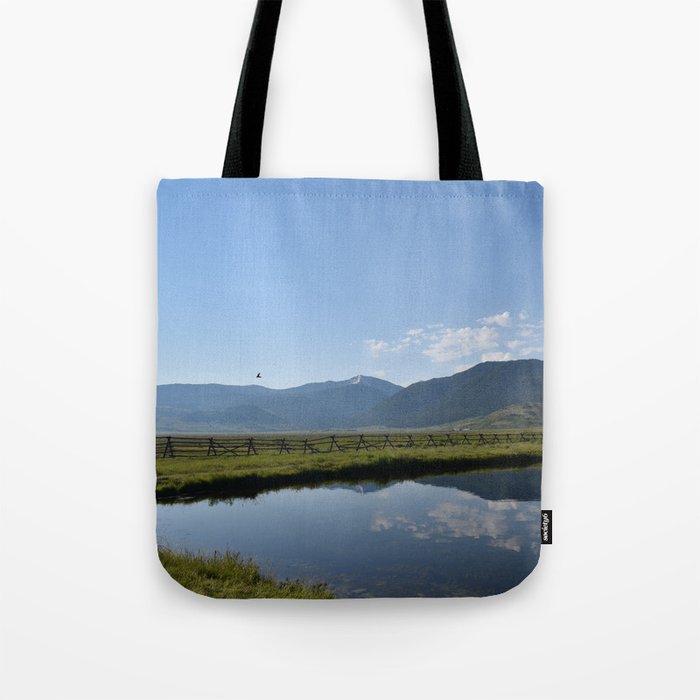 Reflection on a Pond Tote Bag
