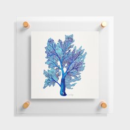 Sea Fan Coral – Blue Ombré Floating Acrylic Print