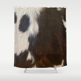 Cowhide Farmhouse Decor  Shower Curtain