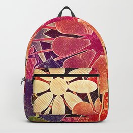 Big Blooms Backpack | Art, Colorful, Abstractart, Floral, Decor, Digital, Color, Abstract, Painting, Digitalart 