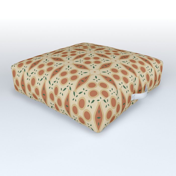 Taurus Zodiac Print Outdoor Floor Cushion