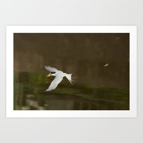 Gone fishing. Art Print