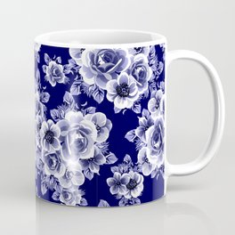 Abstract seamless pattern with plants, herbs and flowers Mug