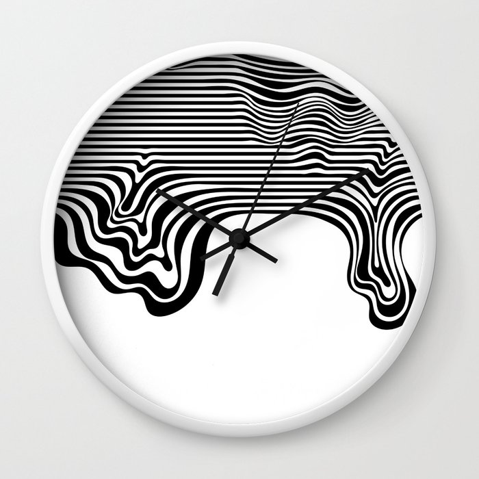 Trippy Drip Wall Clock By Znklr Society6 Drip drawing resources are for free download on yawd. trippy drip wall clock by znklr