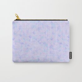 Magic Triangles Carry-All Pouch | Graphicdesign, Pastel, Digital, Sweet, Geometric, Soft, Lilac, Seamless, Holographic, Magical 