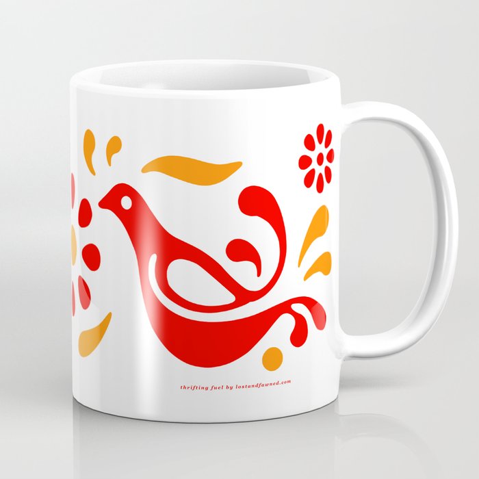 Friendship Oversized Vintage Pyrex In Red Orange Coffee Mug By Friendship Oversized Vintage Pyrex In Red Orange Coffee Mug