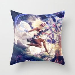 Once Upon a Sunkissed Swing Throw Pillow