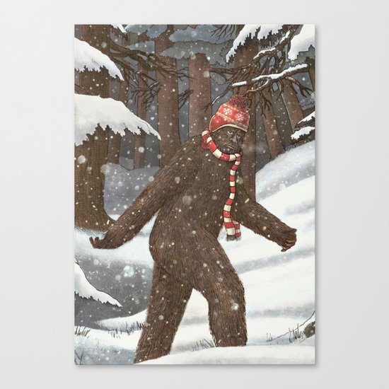 Everyone Gets Cold Canvas Print