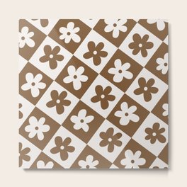 cute Flowers 60s70s80s style Metal Print