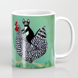 Cat on a Chicken Mug