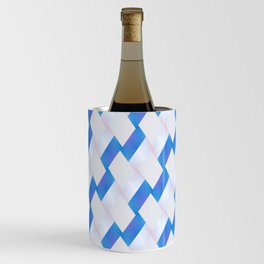 Magic Patterns Blue and White Wine Chiller