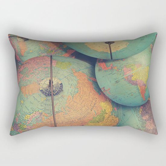 Looking Back Rectangular Pillow