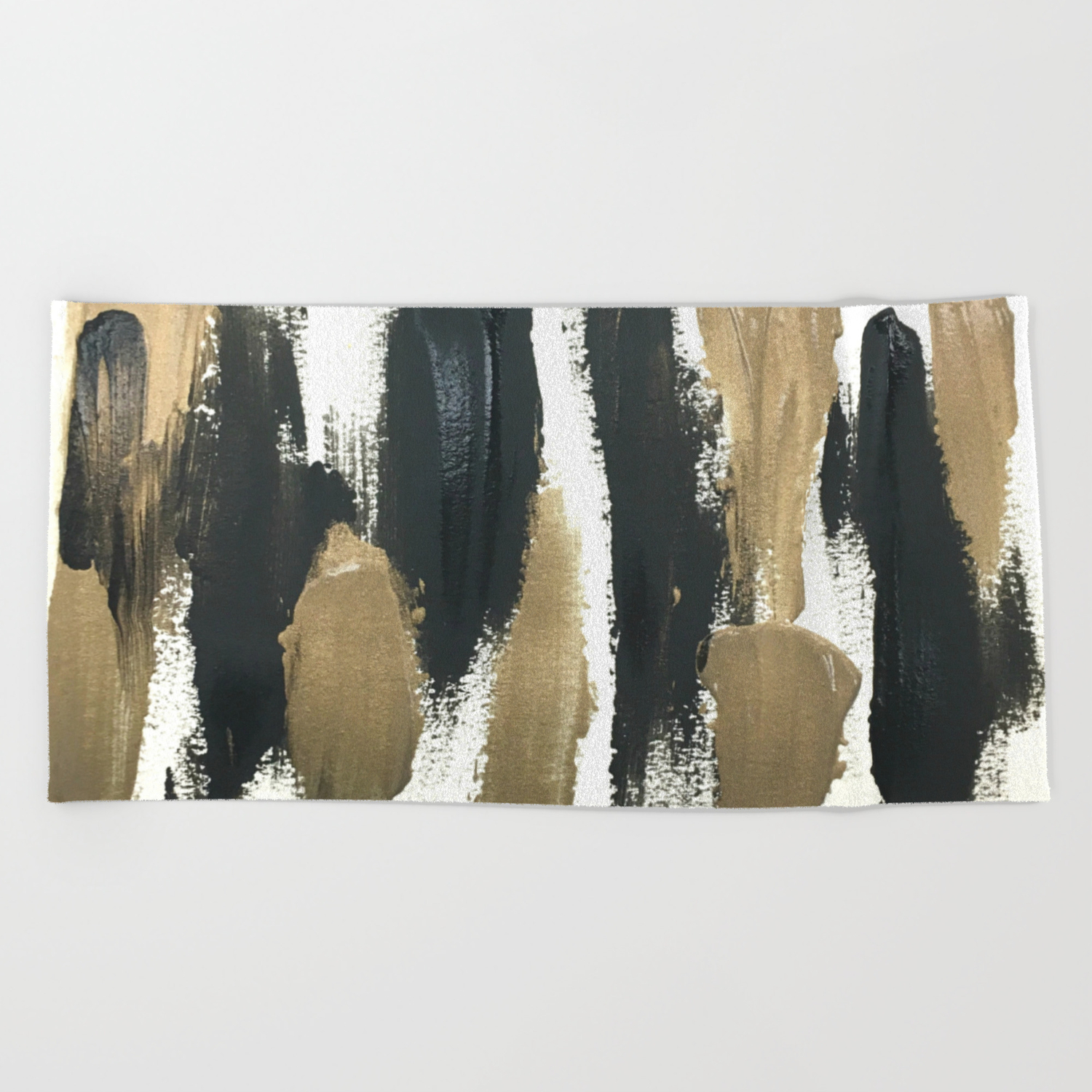 black beach towels oversized