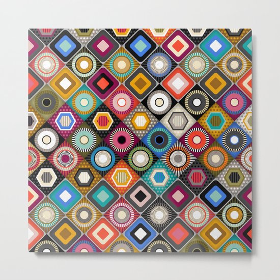 festival diamond Metal Print